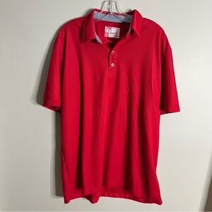Oobe Chick-fil-a Team Style Men's Size XL Short Sleeve Red Polo Shirt O16
